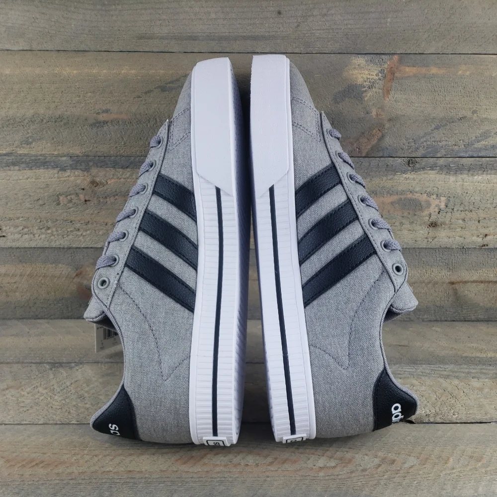 adidas Daily 3.0 Men's Skateboarding Casual Shoes Dove Grey Black White
